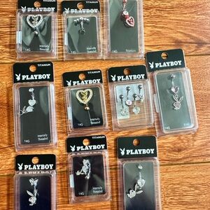 PLAYBOY NAVEL JEWELRY LOT